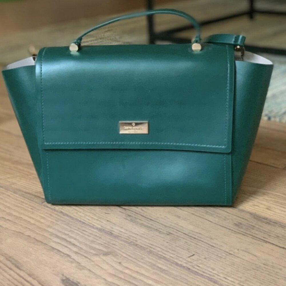Kate Spade Green Purse with detachable long strap
